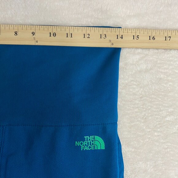 The North Face Nylon Elastane Tights Green & Blue Fade Leggins Womens Size LARGE - Picture 7 of 9